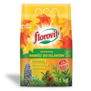 Осіннє добриво Florovit для туї та хвойних рослин, 1 кг Осіннє добриво Florovit для туї та хвойних рослин, 1 кг